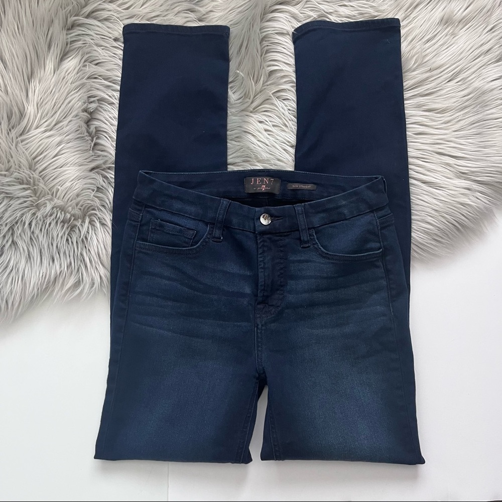 Jen7 by 7 For All Mankind Slim Straight Jeans